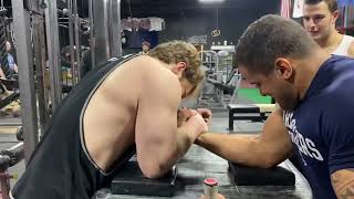 HORSIN’ AROUND! @loscampeonesgym  #westsidearms #armwrestling