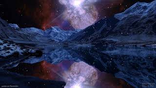 Gentle Music for Sleep and Meditation: Beautiful Lakes and Stars 🌌✨ | Explore CW Leonis #relaxation