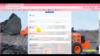 CONSTRUCTION VEHICLE BOOKING SYSTEM