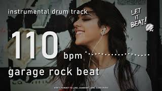 110 BPM Drum Backing Track – Garage Rumble