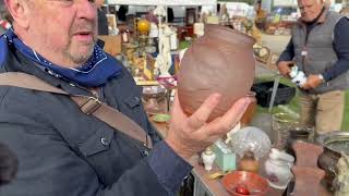 Three Auctioneers attempt to make money at Newark Antiques Fair!