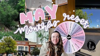 MAY MONTHLY RESET | reading wrap up, may tbr jar choose my reads, and resetting for the new month! 🌷