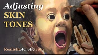 How to Adjust Skin Tones and Shading with Acrylic