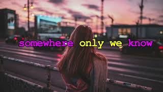 somewhere only we know #lyrics #chords - keane cover by rhianne