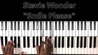 Stevie Wonder "Smile Please" Piano Tutorial