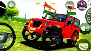LIVE: Modified Mahindra Thar Gameplay 😈 | Indian Car Simulator 3D | Offroad Driving | video game