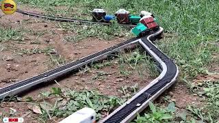 Mini Rope 🚂🚂🚇Train on Track | Remote Control DIY Train Project New Video 2025