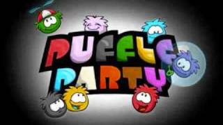 Club Penguin Music Puffle Party 2010 Puffle Show Room