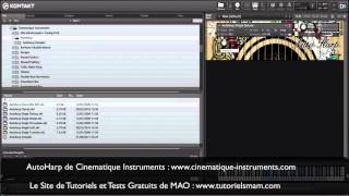 TUTO MAO   Test Gratuit AutoHarp de Cinematique Instruments