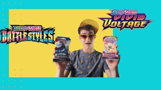 Opening Pokémon TCG Vivid Voltage and Battle Styles Booster Packs !