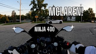 Leo Vince Ninja 400 Sounds Good But A McLaren Sounds Better!