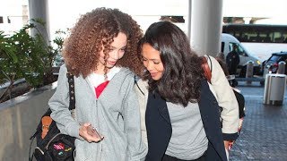 Thandie Newton And Stunning Lookalike Daughter Nico Parker Go On Fun Girls Trip Out Of L.A.