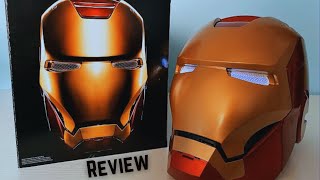Marvel Legends Series - Ironman Electronic Helmet - Review!!! #ironman #ironmanhelmet #homedecor