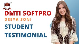 Student Testimonial-Deeya Soni-DMTI Softpro-Live Online Digital Marketing Courses-July 22,2021.