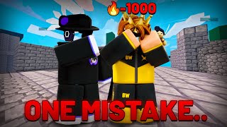 LOSING My 1,000 WINSTREAK In Roblox Bedwars 🔥 [Ft.@walRBLX]