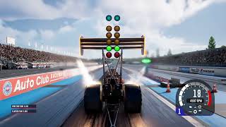 NHRA Top Fuel Bad Burnout