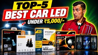 TOP-5  Best Headlight LED For Car Under 🤑 ₹5,000/- | Best Car LED | Headlight LED For Car Under 5000