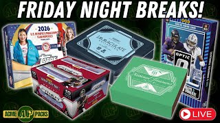 Friday Night Sports Card Breaks! Optic Football FOTL, Immaculate, & Prizm!