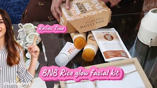 BNB rice glow kit review || whitening kit || My personal experience #review #ricemask