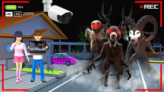YUTA MIO TAKUT CCTV REKAM PENAMPAKAN SEMUA MONSTER 99 NIGHTS TERNYATA... 😱 SAKURA SCHOOL SIMULATOR