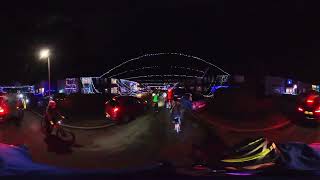 #FolkRidingBikes along the Christmas lights of Peasefield Road