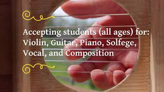 Virtual and In-person Music Lessons