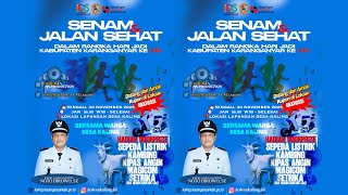 ⋆.˚🦋༘⋆ LIVE STREAMING SENAM DAN JALAN SEHAT BERSAMA WARGA DESA KALING || NN PRODUCTIOAN ||