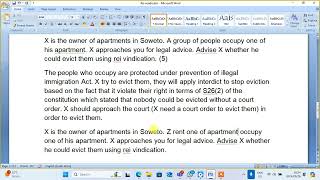PVL3701 PROPERTY LAW REMEDIES in full detail