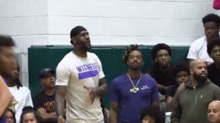 **LEBRON FIGHTS THE REF & POLICE** as Bronny BRICKS the Freethrow!!!
