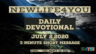 NEWLIFE4YOU DAILY DEVOTIONAL JULY 2,2020