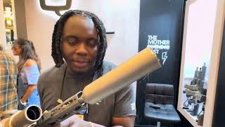 Q Mini Fix  5.56mm NATO/.300 Blackout/6mm ARC AR-Type Bolt-Action SBR is "Legit Movie Quiet"!