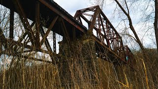 1883 (Remastered) Centerville, Tennessee, Train, Trestle, Bridge, Drone