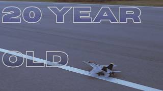Newbie Flies and Crashes Vintage F18 RC EDF Jet Unknown Make and Model