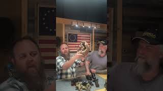 Talking gear with NC Scout at the new Brushbeater store!