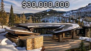 TOURING A $30,000,000 Architectural Home In The Mountains