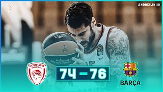 Olympiacos Piraeus - FC Barcelona |74-76| ● Full Highlights ● Round 23