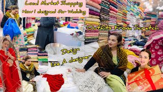 How to Design Dresses  Like A Designer || Eid Dress Designing - Outfit From Scratch~Wedding Season