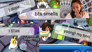 finding bts army on club penguin
