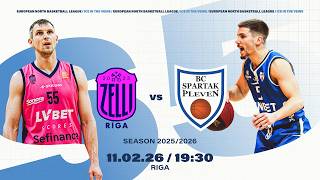 Riga Zelli vs BC Spartak Pleven |  Feb 11, 2026, 7:30 PM | ENBLeague 2025/26