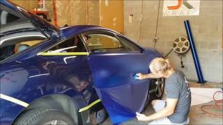 How to vinyl wrap your door by @CKWRAPS