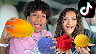 TRYING VIRAL FRUIT PASTRIES (MUKBANG)