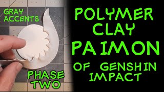 Phase TWO: Polymer Clay PAIMON of GENSHIN IMPACT