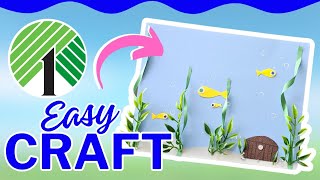 GENIUS 😃 Let's Make a Fun Paper Craft! Dollar Tree DIY Craft