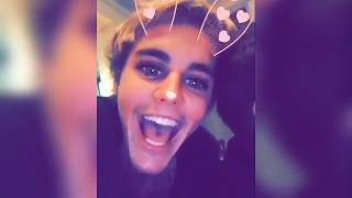 Justin Bieber on Christian Beadles Snapchat👻
