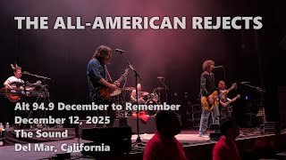 The All-American Rejects · 2025-12-12 · The Sound · Del Mar · full live show