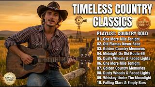 One More Mile Tonight, Dusty Wheels & Faded Lights  🎸 Classic Country Music Timeless 60s 70s 80s