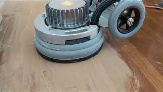 Frank Spider sanding off glue and coatings