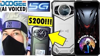 DOOGEE S200 rugged smartphone 5g review unboxing test gaming new rugged smartphone 2024 doogee s200