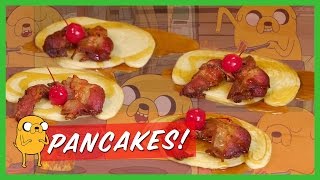 ADVENTURE TIME BACON PANCAKES | Cooking 4K | Strawburry17