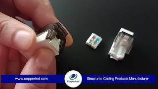 KJU C605 UTP90degree keystone jack